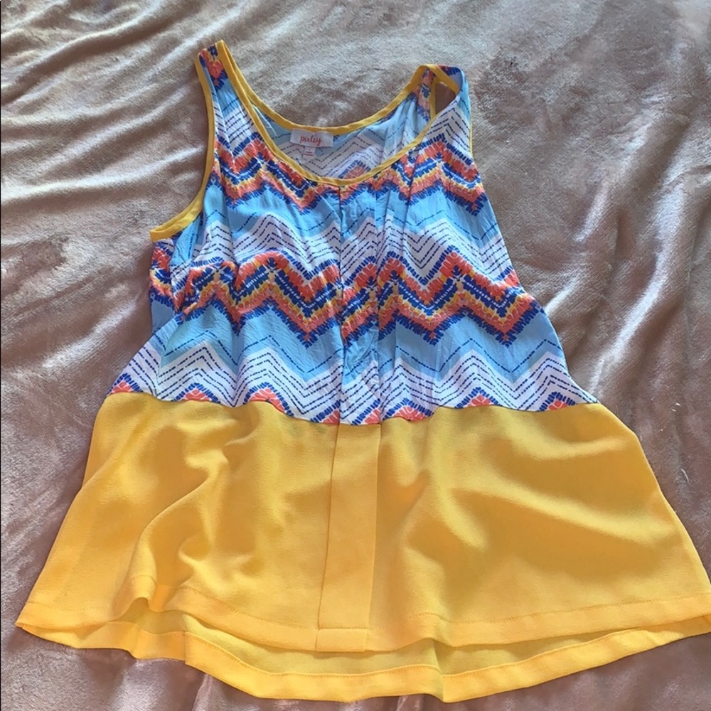 colorful tank top